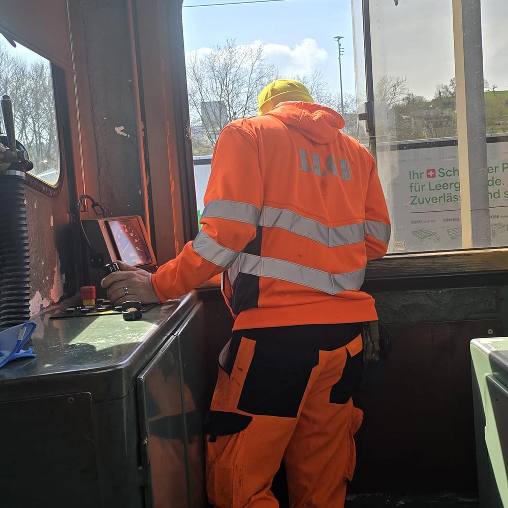Kategorie Ai40 in der Funktion als Rangierleiter und Rangierlokführer Bahnhof